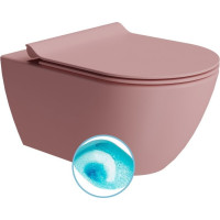 GSI PURA závěsná WC mísa, Swirlflush, 36x55cm, blush dual-mat 881524