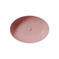 GSI PURA keramické umyvadlo na desku, 60x42cm, blush mat 884224