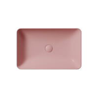 GSI NUBES keramické umyvadlo na desku 60x38cm, blush mat 903624