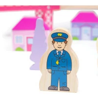 Bigjigs Rail Dřevěná velká vláčkodráha princezny