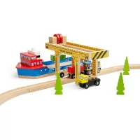 Bigjigs Rail Dřevěný Portálový jeřáb