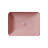GSI SAND/NUBES keramické umyvadlo na desku 50x38cm, blush mat 903724