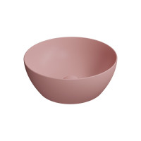 GSI PURA keramické umyvadlo na desku, průměr 42cm, blush mat 885124