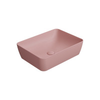 GSI SAND/NUBES keramické umyvadlo na desku 50x38cm, blush mat 903724