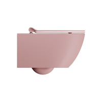 GSI PURA závěsná WC mísa, Swirlflush, 36x55cm, blush dual-mat 881524