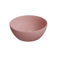 GSI PURA keramické umyvadlo na desku, průměr 32cm, blush mat 885424