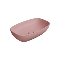 GSI NUBES keramické umyvadlo na desku 60x38cm, blush mat 978324
