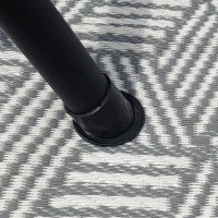 Zahradní 3místná houpačka BERG 170x110x153 cm - černá