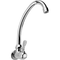 Aqualine Nástěnný kulový ventil 1/2", otočná hubice, chrom ZY1813