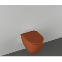 Isvea INFINITY závěsná WC mísa, Rimless, 36, 5x53cm, terracotta 10NF02004-2U