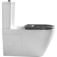 Sapho MEDIC RIMLESS WC kombi mísa s nádržkou, spodní/zadní odpad, bílá MC102