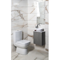 Sapho Koupelnový set LATUS X 40, dub stříbrný/bílá KSET-079