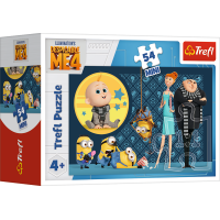 TREFL Displej Puzzle Já, padouch 4: S Mimoni je zábava 54 dílků (40 ks)