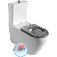 Sapho MEDIC RIMLESS WC kombi mísa s nádržkou, spodní/zadní odpad, bílá MC102
