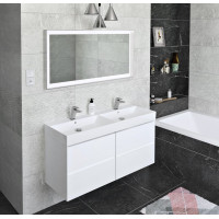 Sapho Koupelnový set FILENA 120, bílá mat KSET-061