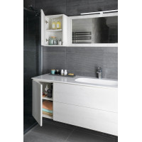 Sapho Koupelnový set TREOS 145, dub Polar KSET-017