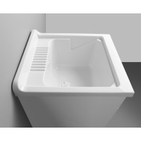 Aqualine Plastová výlevka se skříňkou 45x50 cm, včetně sifonu PI4550-01