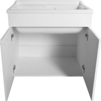 Aqualine Plastová výlevka se skříňkou 80x50 cm, včetně sifonu PI8050-1
