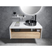 Sapho Koupelnový set VIERA 100, dub alabama / bílá mat KSET-036