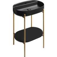 Sapho PUNO podstavec s umyvadlem 600x860x396mm, zlato mat SKA590-5-01