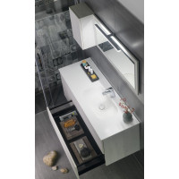 Sapho Koupelnový set TREOS 145, dub Polar KSET-017