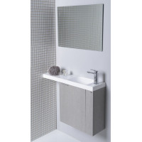 Sapho Koupelnový set LATUS VI 80, dub stříbrný KSET-085