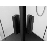 Polysan ZOOM BLACK čtvercový sprchový kout 900x900mm, rohový vstup ZL4915BL-02