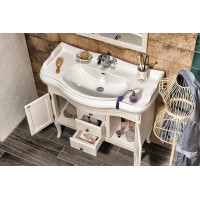 Sapho Koupelnový set RETRO 100, starobílá KSET-015