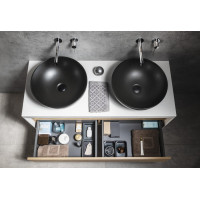 Sapho Koupelnový set VIERA 120, dub alabama / bílá mat KSET-037