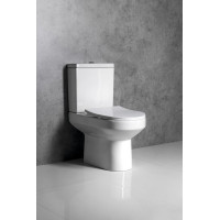 Aqualine VERMET WC kombi mísa, spodní/zadní odpad, bílá VR038