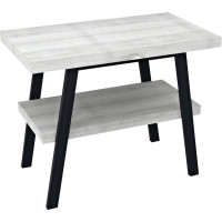 Sapho TWIGA umyvadlový stolek 80x72x50 cm, černá mat/dub starobílý VC442-80-5