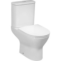 Bruckner DARIO RIMLESS WC kombi mísa s nádržkou, spodní/zadní odpad, bílá 201.431.4