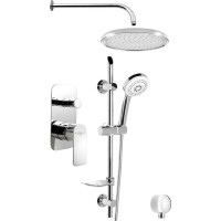Aqualine DAPHNE podomítkový sprchový set s pákovou baterií, 2 výstupy, chrom DH944