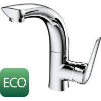 Sapho FLY stojánková umyvadlová baterie s otočnou hubicí, ECO kartuše, chrom DF004-01