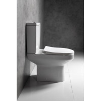 Aqualine VERMET WC kombi mísa, spodní/zadní odpad, bílá VR038