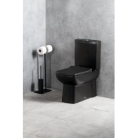 CREAVIT LARA WC kombi, spodní/zadní odpad, černá mat LR360
