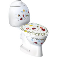 CREAVIT KID WC kombi dětské, zadní odpad, dekor CK311.400.0F