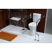 CREAVIT HANDICAP WC kombi zvýšený sedák, spodní odpad, bílá BD301.410.00