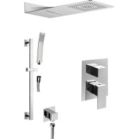 Sapho LATUS podomítkový sprchový set s pákovou baterií, 3 výstupy, chrom 1102-44-01