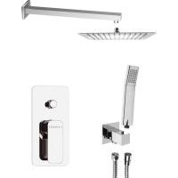 Sapho SPY podomítkový sprchový set s pákovou baterií, 2 výstupy, chrom PY42-01