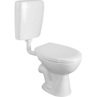 CREAVIT WC kombi, dvojtlačítko 4, 5/6l, zadní odpad, bílá TP3306