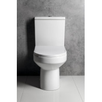 Aqualine VERMET WC kombi mísa, spodní/zadní odpad, bílá VR038