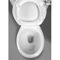 Aqualine ANTIK WC kombi retro + sedátko, bílá AK107-01