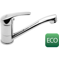 AQUALINE 35 umyvadlová baterie s otočnou hubicí, bez výpusti, ECO kartuše, chrom 52196-01