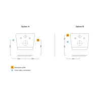 Sapho PURA závěsné WC s elektronickým bidetem USPA LUX UB-6635RU-1