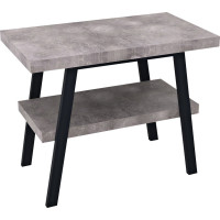 Sapho TWIGA umyvadlový stolek 90x72x50 cm, černá mat/cement VC442-90-7