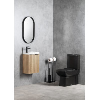 CREAVIT LARA WC kombi, spodní/zadní odpad, černá mat LR360