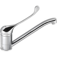 Bruckner HOFFER stojánková dřezová baterie, lékařská páka, 221mm, chrom 424.054.1