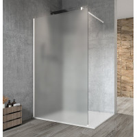 Gelco VARIO WHITE jednodílná sprchová zástěna k instalaci ke stěně, matné sklo, 1400 mm GX1414GX1015