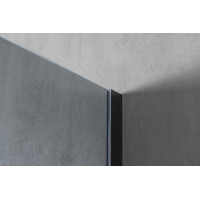Gelco VARIO BLACK jednodílná sprchová zástěna k instalaci ke stěně, kouřové sklo, 1100 mm GX1311GX1014
